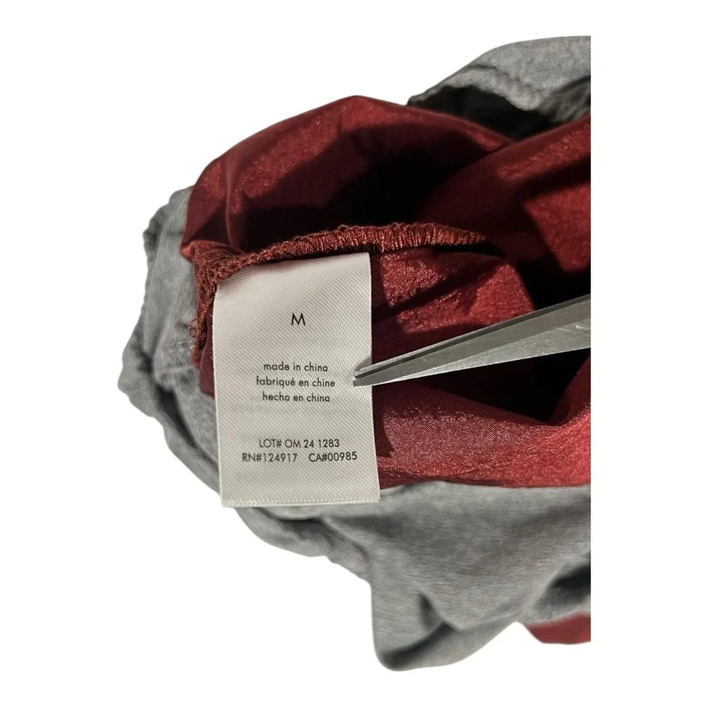 Onia Men's‎ Medium Burgundy Swim Trunks Lined Elastic Waist Drawstring